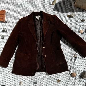 Brown corduroy jacket